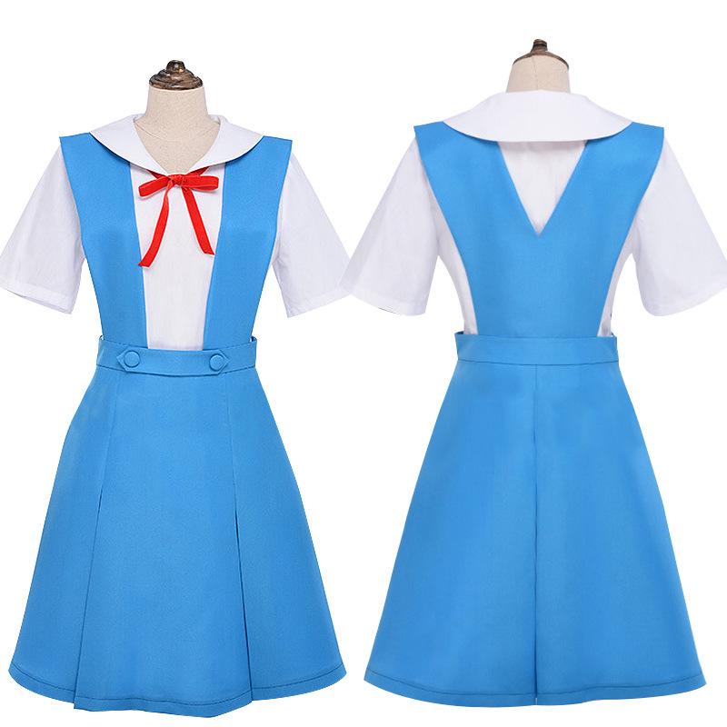 Century Warrior Anime Cosplay: Ayanami Rei, Asuka, Misato JK Uniform Skirt
