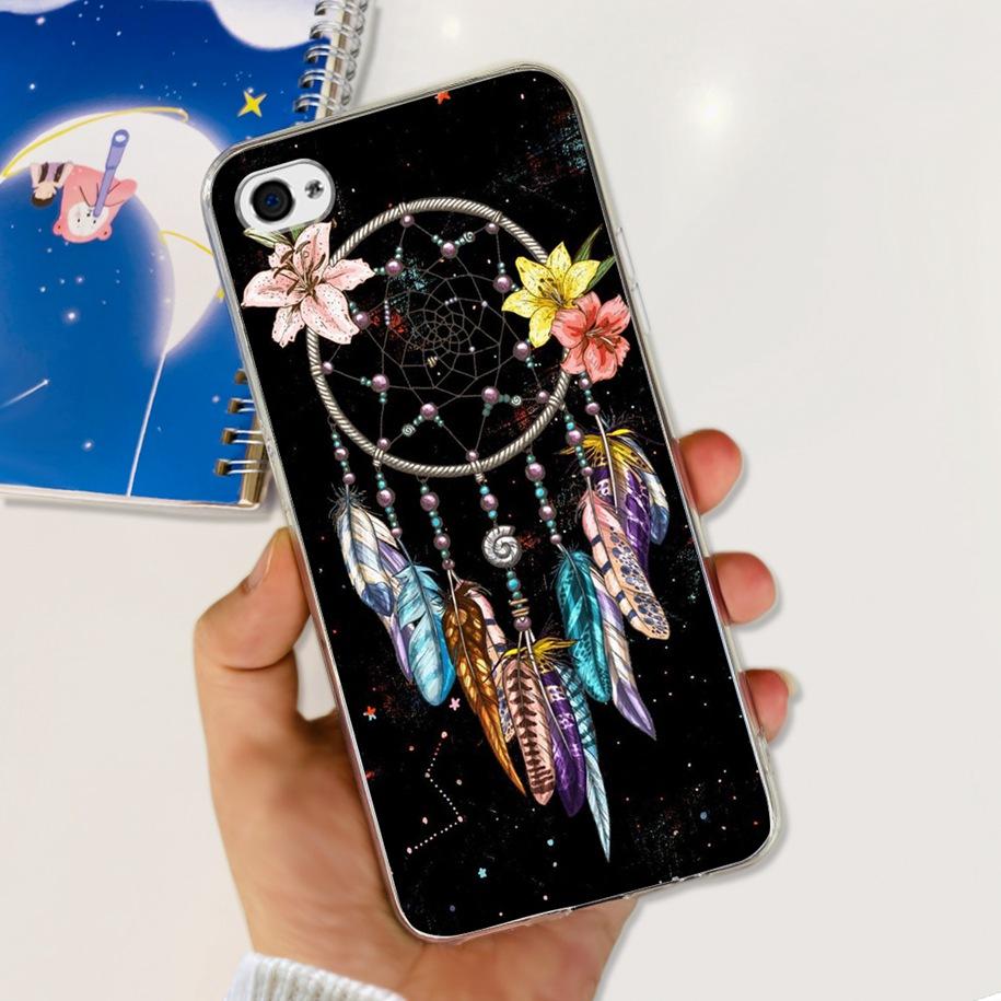 For Apple iPhone 4 Case Popular Flower Astronaut Clear Funda Soft Silicone Cover For iPhone 4s 4 S Bumper for iPhone4 Coque Capa