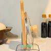 Space Saving Cutting Board Storage Rack Non-Slip Pot Pan Lid Holder  Kitchen Storage