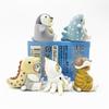 Cute Pvc Ocean Creatures Figurines Blind Box Sitting Pose Series Squid Penguin