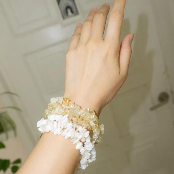 Frosting Bracelet, citrine