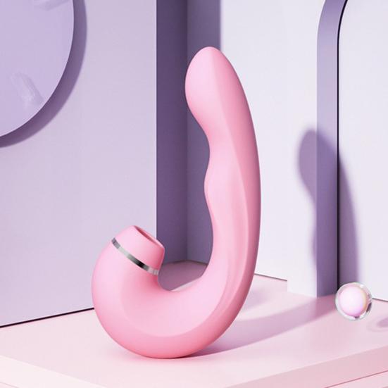 Suction Vibrating Massager 3-in-1 Clitoral Sucking G-Spot Vibrator Thrusting Wand Multi-Frequency Stimulation Waterproof Rechargeable Adult Toy