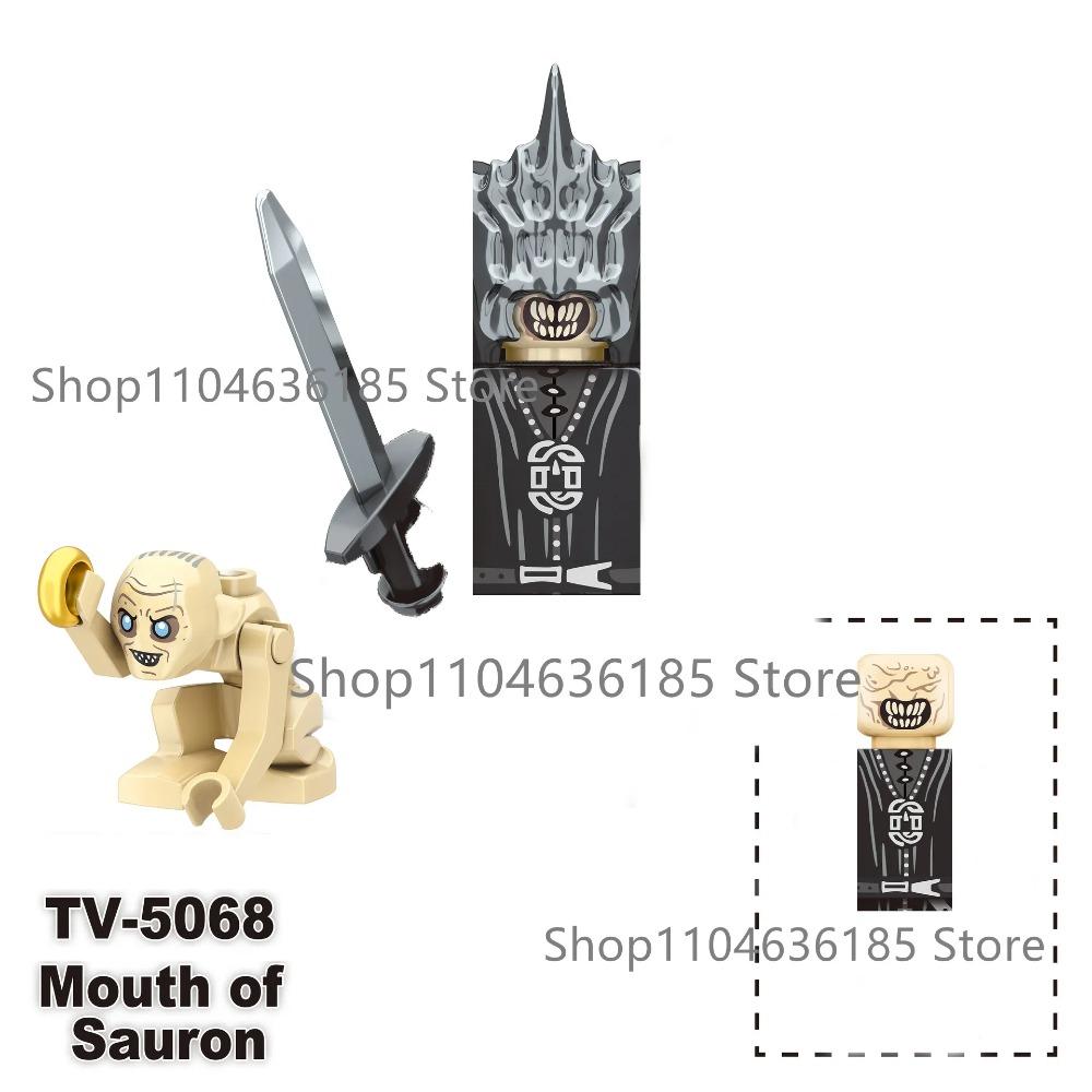 New Lord Rings Mini Figure Model Elves Orcs Army Gandalf Saruman Game Thrones Action Figure Building Blocks Kids Toys Gifts