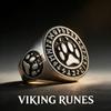 316L Stainless Steel Rune Bear Claw Ring For Men Jewelry Accessory Gifts