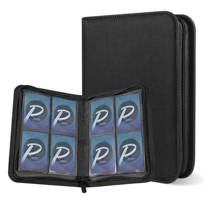 Star Card 4 Holds 160 for Collecting Card Sheets and Other Star Card Collection File File, Pockets, Cards, Cards, (Black)
