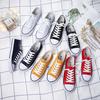Low-Top Canvas Women's Shoes Soft-Soled Non-slip Board Shoes Simple Fashion Lace-Up Casual Shoes Versatile Women's Board Shoes