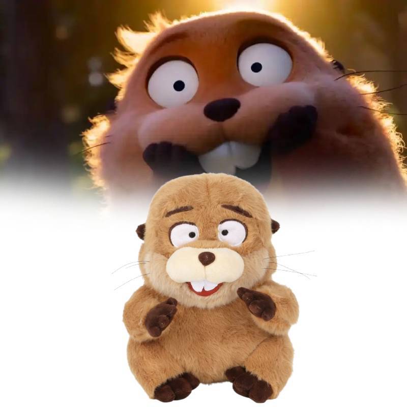 Beaver Plush Toy With Pp Cotton Filling For Kids And Collectors