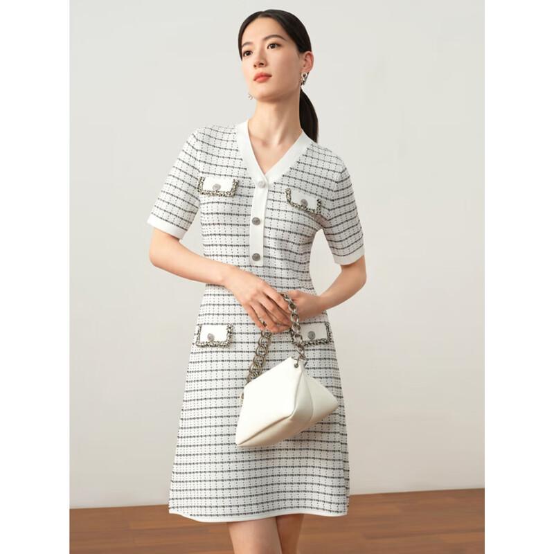JOEONE ANNAKOU Chic Textured Knit Sweater Dress
