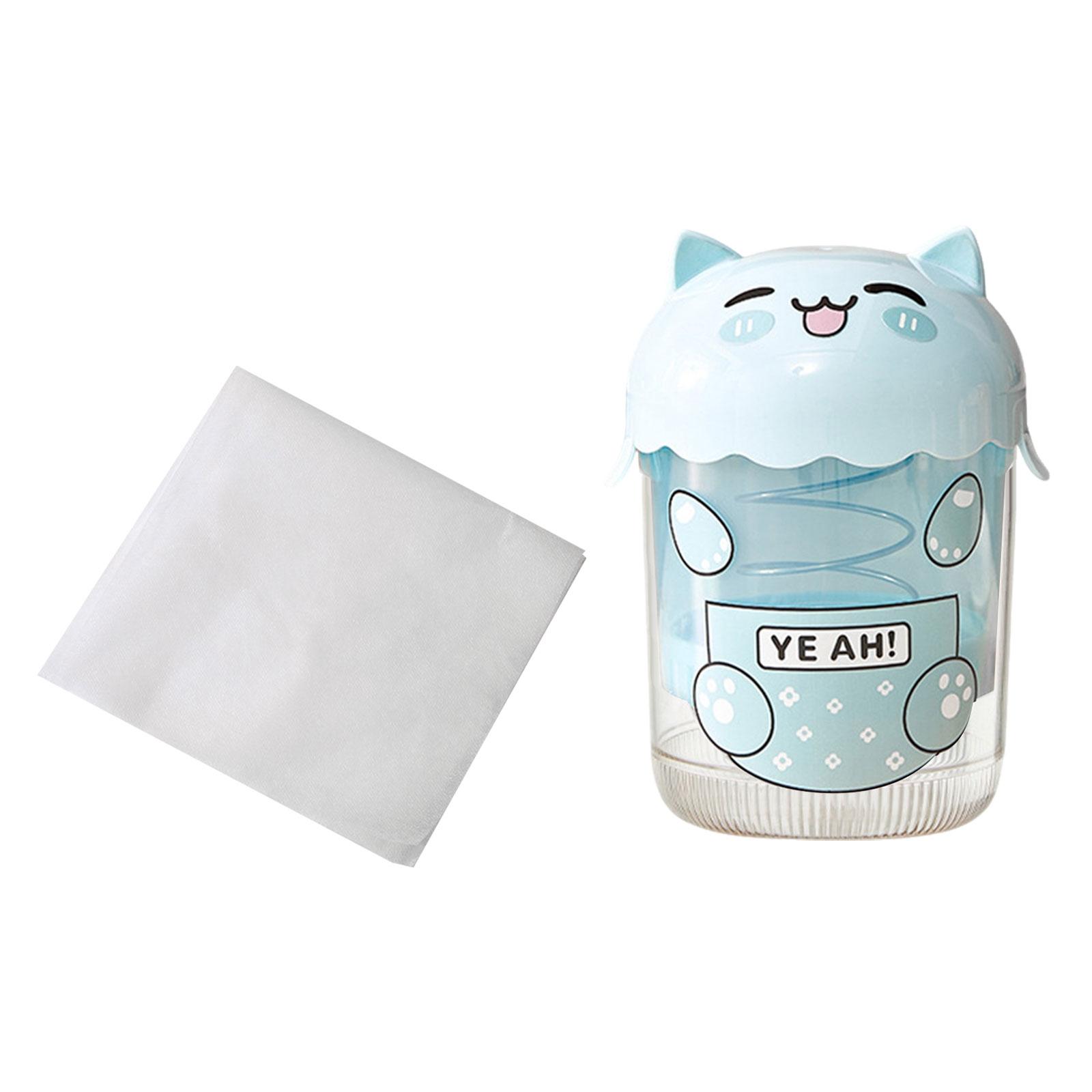 

Versatile Cat Shaped Greek Yogurt Strainer Large Capacity Reusable Filter Jar for Tabletop Dips Kitchen Home Desserts синий