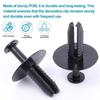 10-50sets Bumper Trim Buckles Cars Rivet Clips Doors Sill Fixing Clips Wheel Arch Clip for Mercedes-Benz BMW357 Auto Accessories