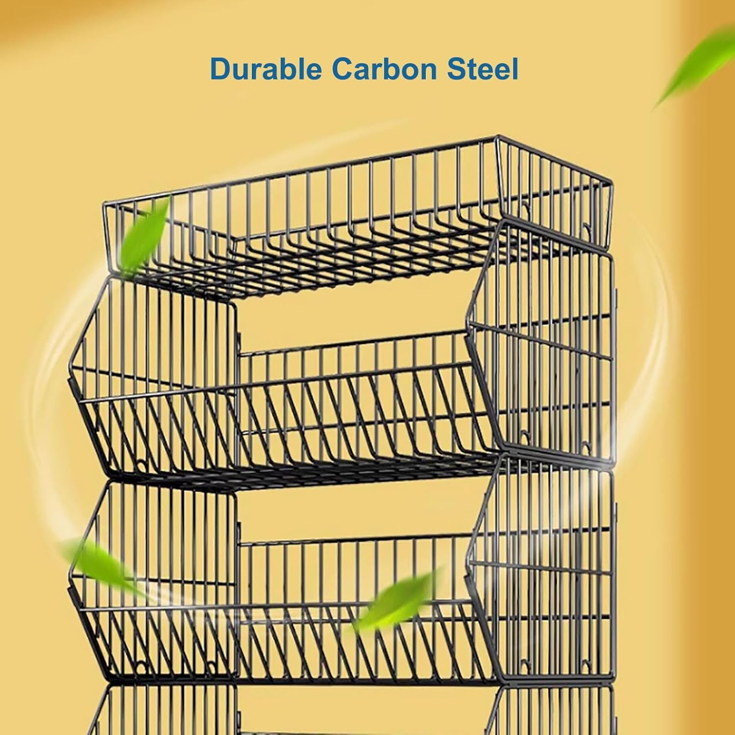 4/5-ярусный проволочный стеллаж, металлический органайзер для полок для закусок на колесах, стеллаж-корзина для закусок, отдельно стоящие полки для супермаркетов для розничных магазинов (цвет 120x45x110cm