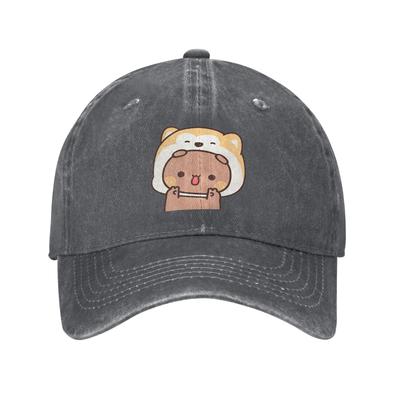 Bären- und Panda-Bubu-Dudu-Denim-Cap, lässige Baseballkappe, verstellbare Mütze, Sommer-Unisex-Baseballkappe