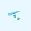 Mini Phone Cooling Fan Plug & Play Universal 3 Ports Small Fan for Summer Outdoor Walk Shopping Daily Use