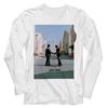 Pink Floyd Wish You Were Here Fire White L/S Music Band Shirt