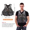 Outdoor Breathable Padded Fishing Life Vest Superior 209lb Bearing Life Safety Jacket Swimming Sailing Waistcoat Utility Vest