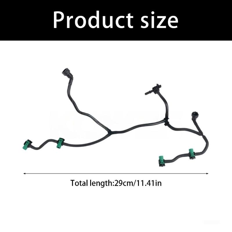 Tool Less Installation ABS Fuel Injector Return Hose For Easy Vehicle Maintenance Enhancing Cooling And Multiple Model Compatibility