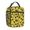 Schattige Rubberen Eend Lunchtas Gele Cartoon Eenden Herbruikbare Geïsoleerde Tote Bag Thermische Lunchbox voor Werk School Picknick Reizen