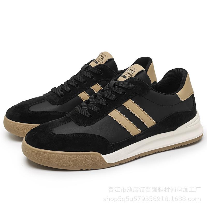 Fashion New Retro Sports and Leisure Board Shoes Little White Shoes First Layer Pigskin Comfortable Soft Sole Versatile Men