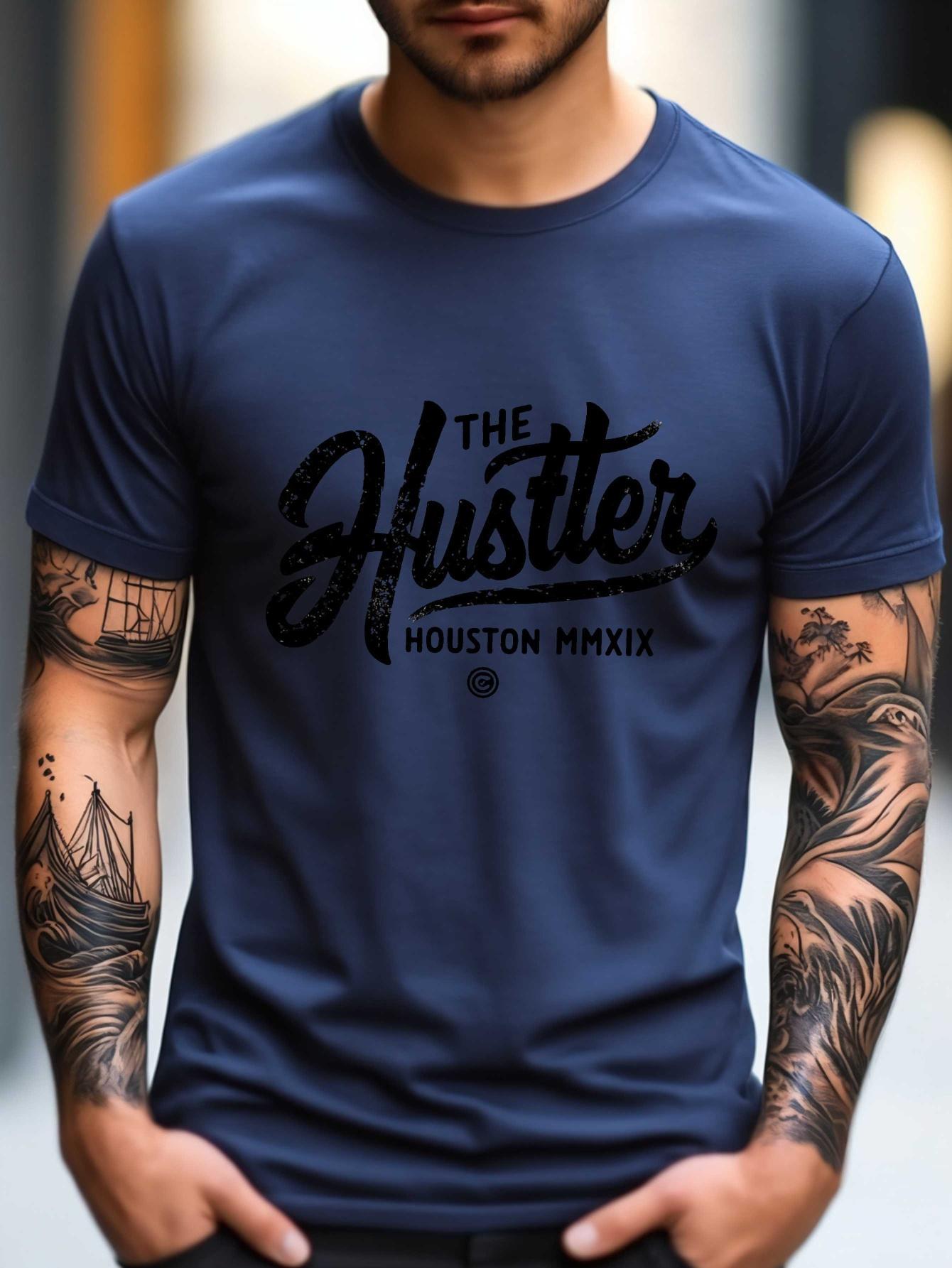 The Hustler Graphic T-shirt - White Cotton Blend XXXXL