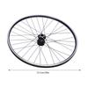 Mountain Bike Wheelset 29 Inch, Aluminum Alloy Rim Disc Brake MTB Wheelset, Quick Release Front Rear Wheels Black Bike Wheels