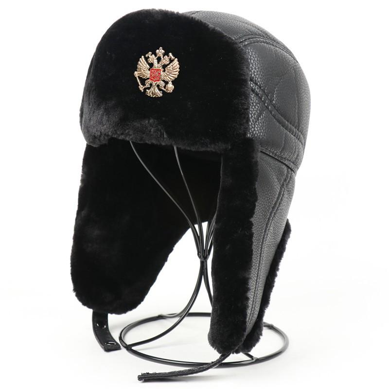 Winter Warm Fleece-Lined Military Style Beanie