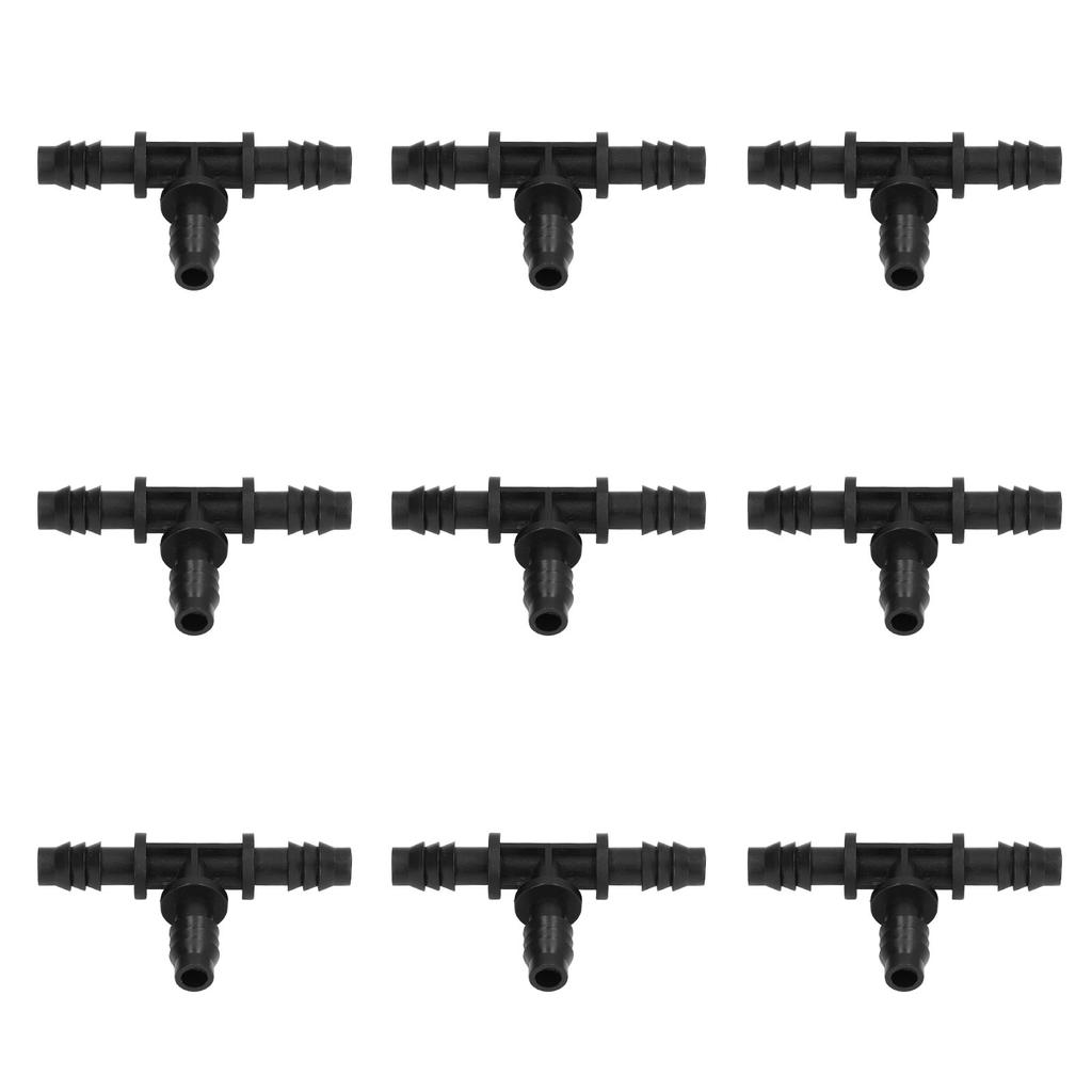 40 stücke Bewässerung Fitting Tropf Bewässerung Barbed Connector 8/12mm Rohr T für Garten Rasen