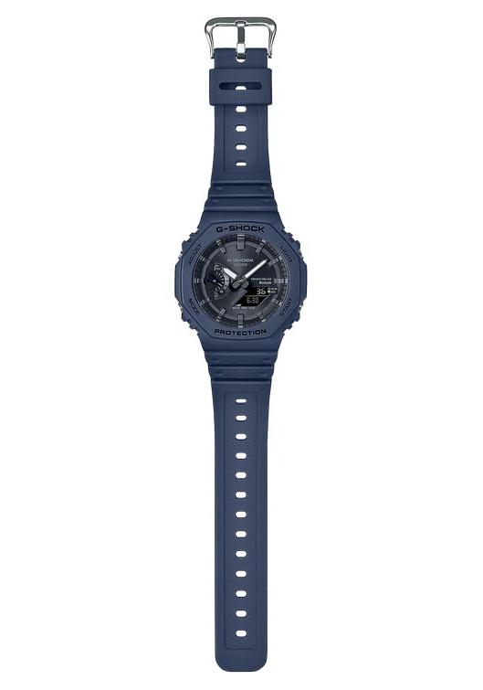 Casio G-SHOCK GA-B2100-2A Solar Bluetooth Analog-Digital Watch Blue Navy International Model