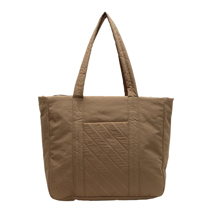 New large-capacity underarm commuter bag cotton bag simple casual tote bag fashionable versatile shoulder bag