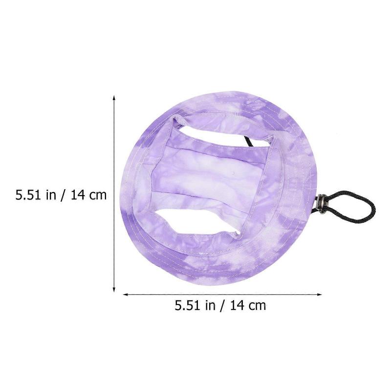 Dog Hat Cotton Puppy Sun Hats for Decoration 3Pcs Set In Purple