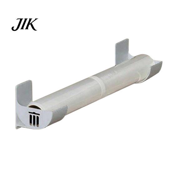 Wall-mounted Kitchen Shelf 1 Pair Storage Rack Organizer Drill-Free Installation Lightweight Wall-Mounted Multi-Purpose Plastic Wrap Trash Bags Easy