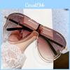 European Style Oversized Hollow Frame Sunglasses For Trendy Looks