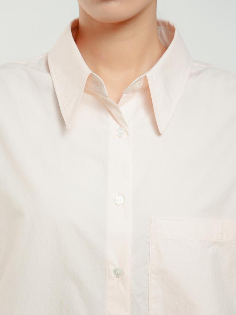 TOGE Essential Cotton Shirt (Light Pink)