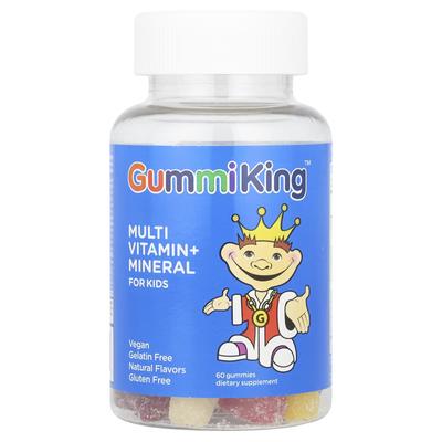 Children's Multivitamin+Mineral Gummies, Strawberry, Orange, Lemon, Grape, Cherry, Grapefruit Flavors, 60 Gummies