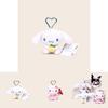 Cinnamoroll Kuromi Character Plush Keychain With Heartshaped Cherry Blossom Hello Kitty For School Bag Gift