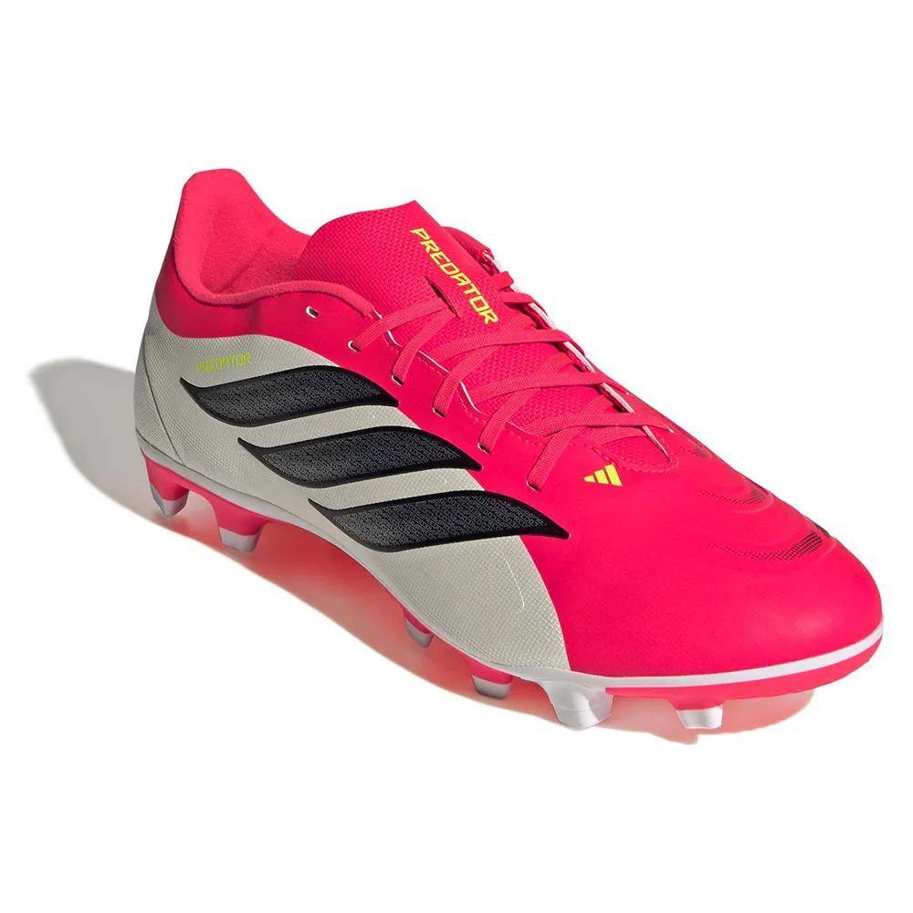 Adidas predator club fg/mg soccer shoes synthetic upper red