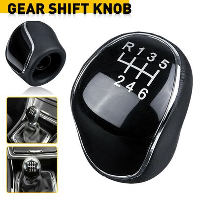 6 Speed Gear Shift Knob For Ford Mondeo Mk4 S-Max C-Max/Focus Mk2 Kuga Leather Shifter Lever Stick Handdball Car Accessories
