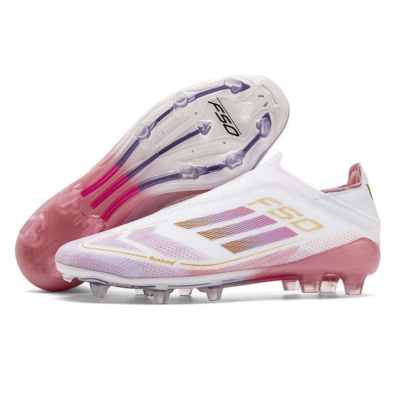 Scarpe da Calcio Ragazzi Tacchetti Chiodi Frantumati Scarpe da Ginnastica per Allenamento su Erba per Adulti