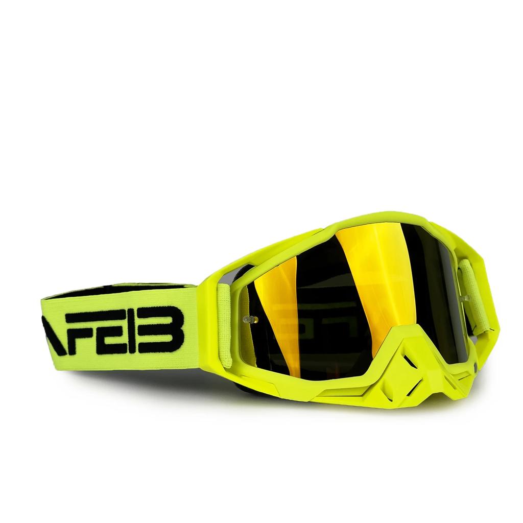 NAFEIB Motorcycle Motocross Sunglasses, Windproof & Shatter-Resistant Goggles for MTB, ATV & Off-Road Sports