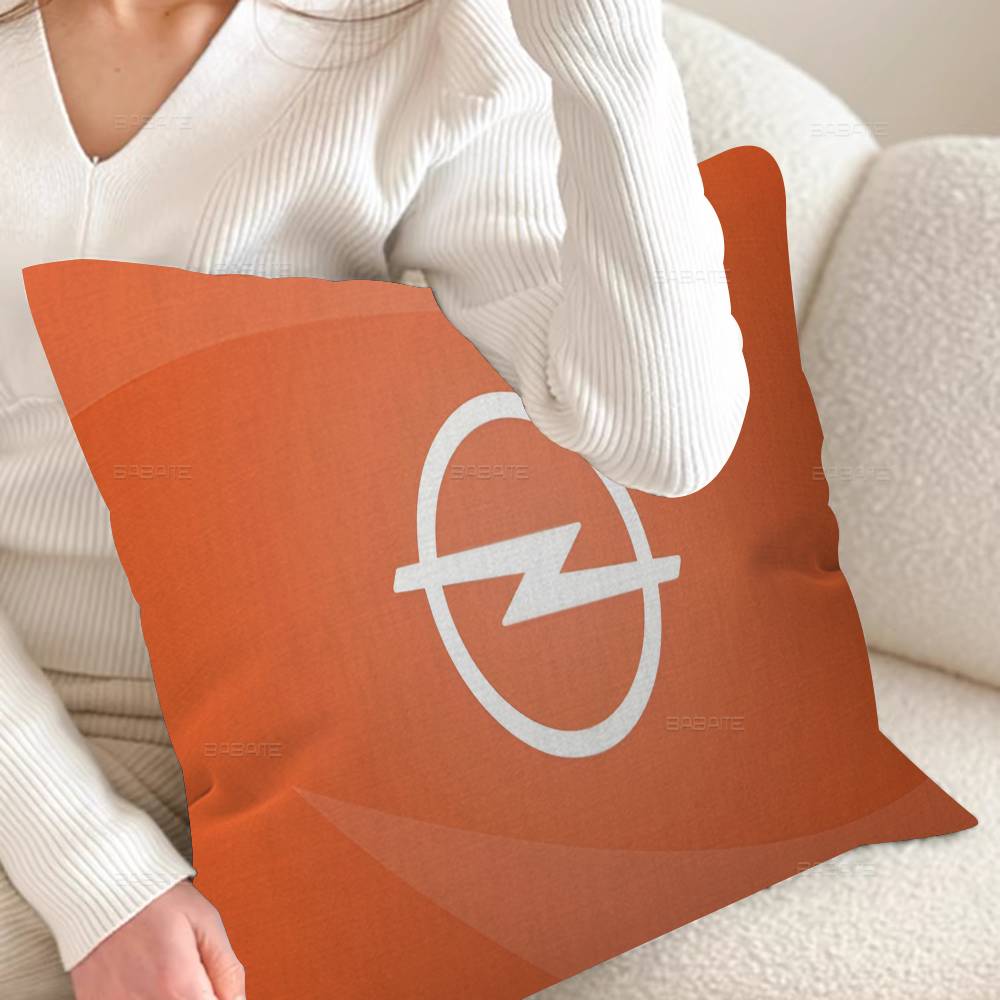 O-Opel Logo Pillow Cover Sofa Cushion Cover Home Room Decoration Children Gift