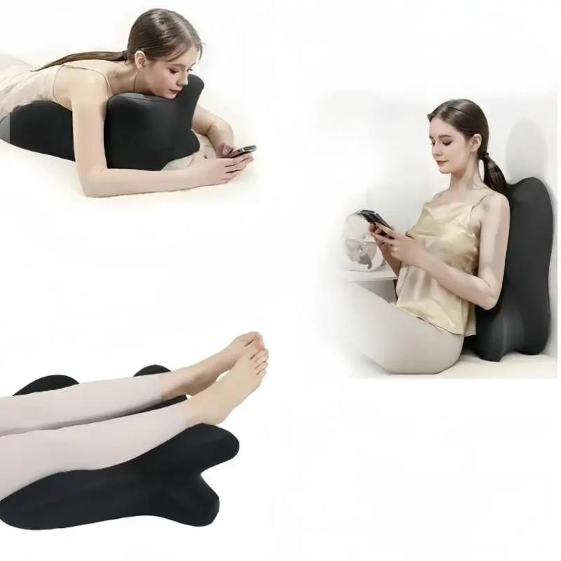 Ergonomic Couples Pillow, Butt Cushion for Couple, Pillows Memory Foam, Waist and Neck Support, Multi Position Comfort