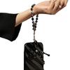 Fashionable Beaded Bow Luxury Crystal Phone Lanyard High-End Bejeweled Short Wrist Pendant Hand Hanging Chain Decoration