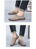 Men's Slip-on Old Beijing Canvas Shoes - Breathable, Non-slip, Wear-resistant Sole, Spring/Autumn Casual Footwear