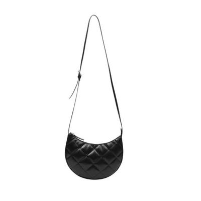 Quilted Faux Leather Crossbody Bag