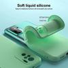 Skin Feel Liquid Silicone Case For Xiaomi Redmi Note 12 11 10 Pro 11S 10S A1 10C 10A 9T Poco X4 X3 NFC M4 M3 Pro 4G 5G Shockproof Square Soft Cover