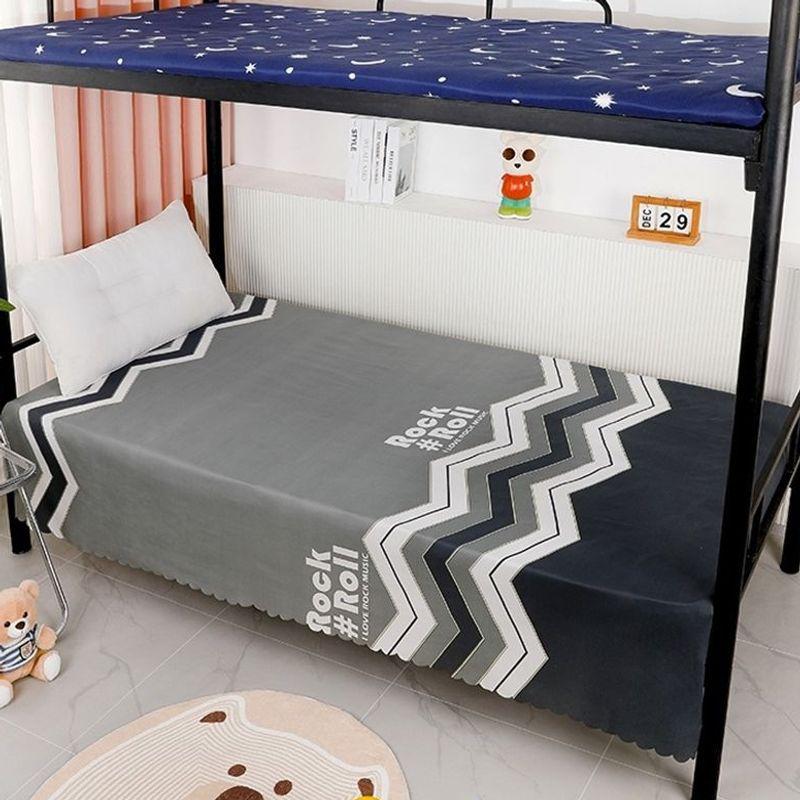1.2m Dustproof Summer Dorm Bed Sheet & Pillowcase for Boys and Girls