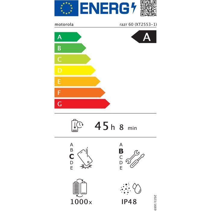 MOTOROLA - Razr 60 - 8/256 Go - Bleu marine