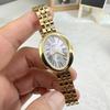 Vintage Women Roman Scale Classic Oval Dial Watch Simple Steel Luxury Brand Quartz Wristwatch Relogio Feminino Dropshipping