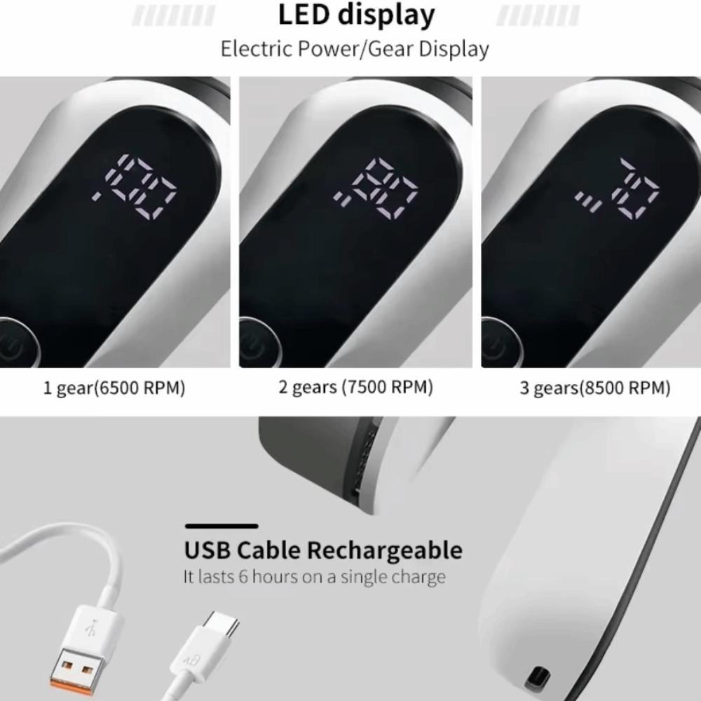 LED Display Electric Lint Remover Plastic Fabric Shaver Clothing Ball Trimmer  Sweater