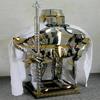 Medieval Stainless Steel Rust Free Royal Full Body Knight Armor Suit With Silver
