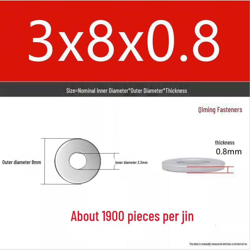 4.8 Grade Galvanized Iron Flat Washer, M3-M40 Oversized Metal Hole Gasket.
